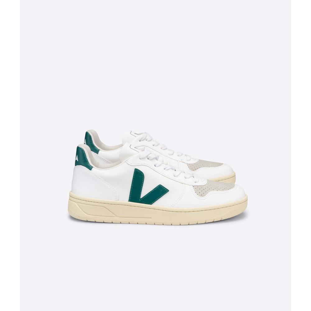 Pantofi Dama Veja V-10 CWL White/Green | RO 574AHK